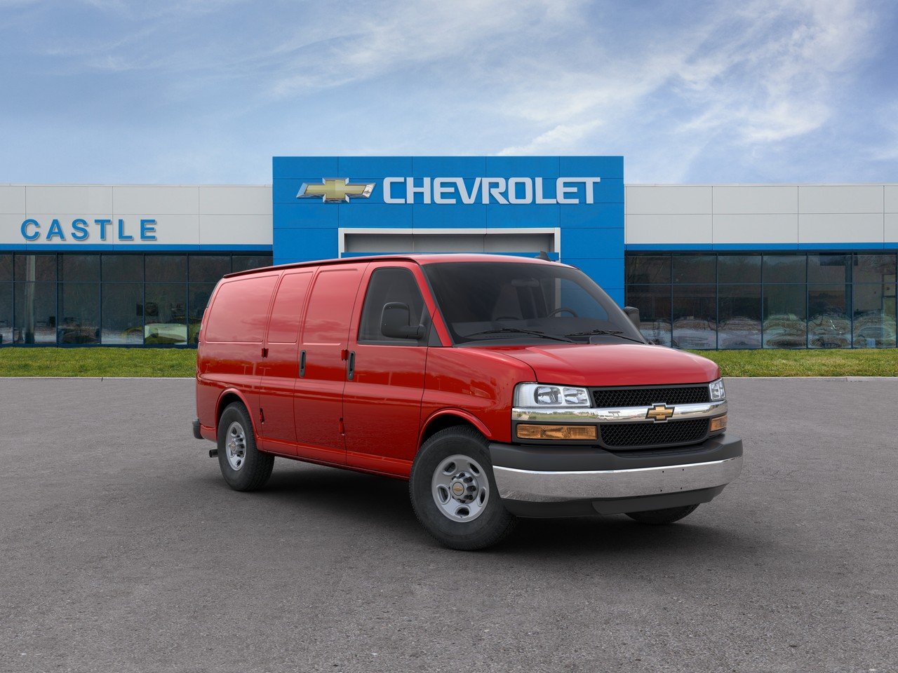 New 2020 Chevrolet Express Cargo Van Work Van Full-size Cargo Van in ...